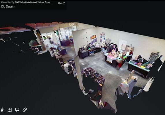 Virtual view of room